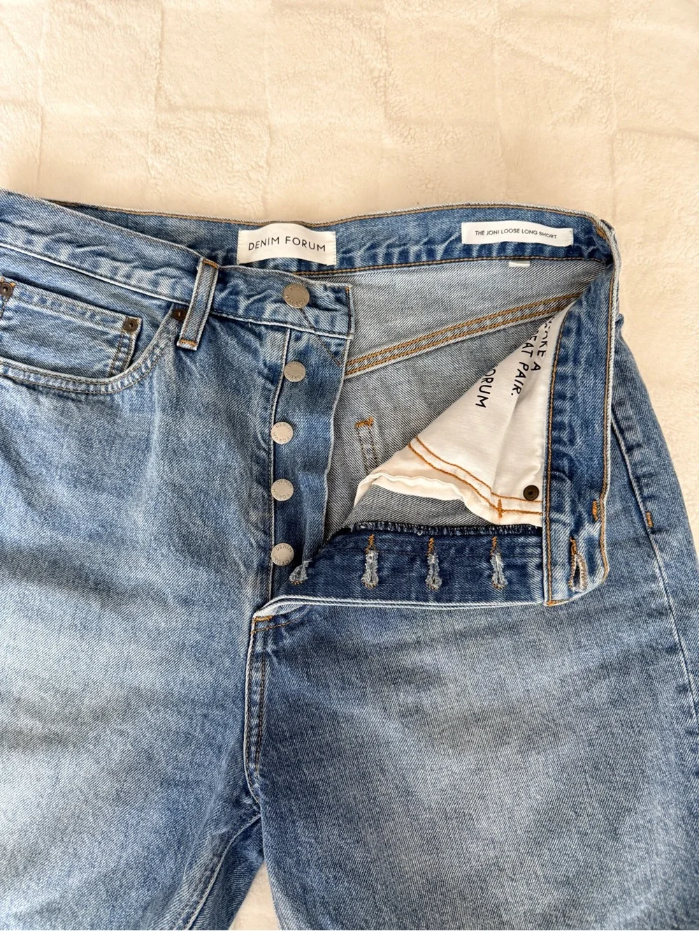 Denim Forum Joni Loose Long Short -